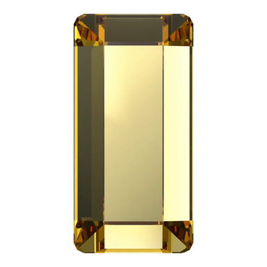 Serinity Flat Back Crystals Non Hotfix Baguette (2510) Dark Jonquil - Bluestreak Crystals