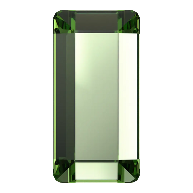 Serinity Flat Back Crystals Non Hotfix Baguette (2510) Dark Peridot - Bluestreak Crystals