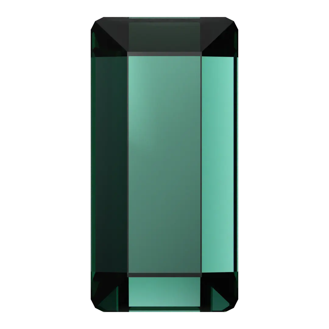 Serinity Flat Back Crystals Non Hotfix Baguette (2510) Emerald - Bluestreak Crystals