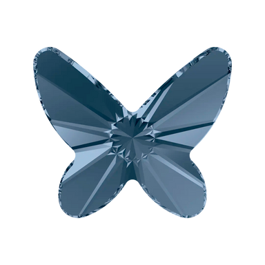 Serinity Flat Back Crystals Non Hotfix Butterfly (2854) Denim Blue - Bluestreak Crystals