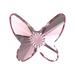 Serinity Flat Back Crystals Non Hotfix Butterfly (2854) Light Rose - Bluestreak Crystals