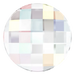 Serinity Flat Back Crystals Non Hotfix Chessboard Circle (2035) Crystal AB - Bluestreak Crystals