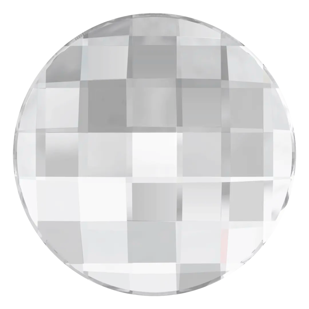 Serinity Flat Back Crystals Non Hotfix Chessboard Circle (2035) Crystal CAL V SI - Bluestreak Crystals