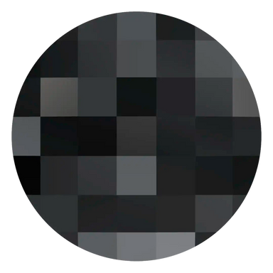 Serinity Flat Back Crystals Non Hotfix Chessboard Circle (2035) Jet UNFOILED - Bluestreak Crystals