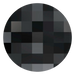 Serinity Flat Back Crystals Non Hotfix Chessboard Circle (2035) Jet UNFOILED - Bluestreak Crystals
