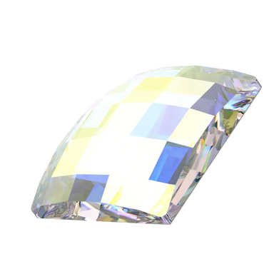 Serinity Flat Back Crystals Non Hotfix Chessboard Square (2493) Crystal AB - Bluestreak Crystals