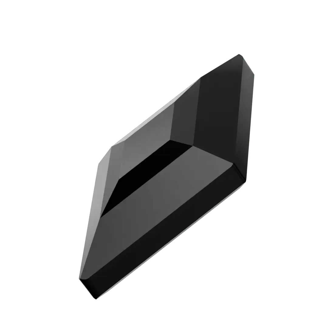 Serinity Flat Back Crystals Non Hotfix Diamond (2773) Jet UNFOILED - Bluestreak Crystals