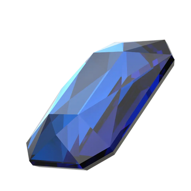 Serinity Flat Back Crystals Non Hotfix Emerald Cut (2602) Crystal Bermuda Blue - Bluestreak Crystals