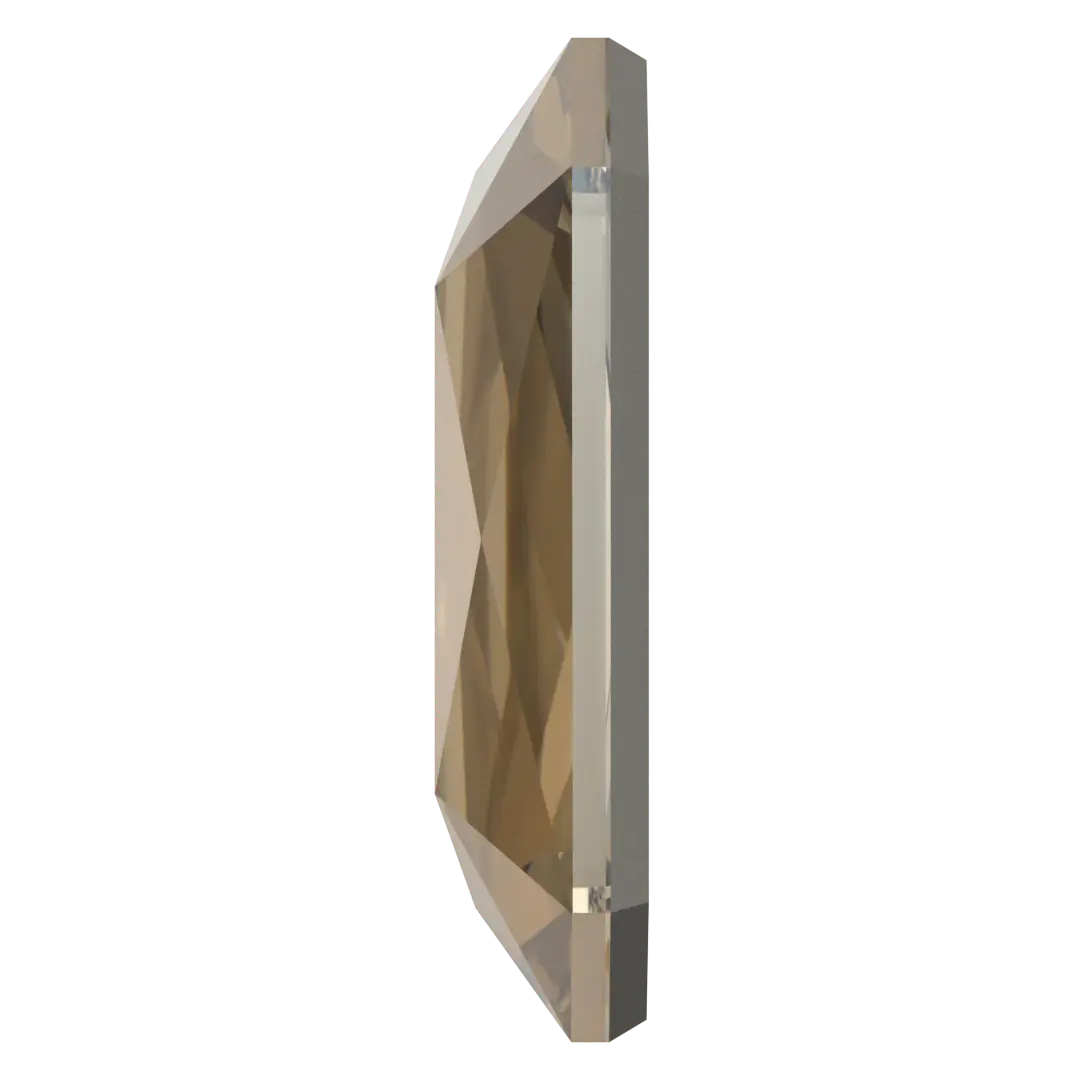 Serinity Flat Back Crystals Non Hotfix Emerald Cut (2602) Crystal Bronze - Bluestreak Crystals