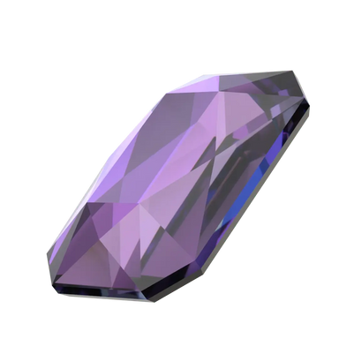 Serinity Flat Back Crystals Non Hotfix Emerald Cut (2602) Crystal Heliotrope - Bluestreak Crystals