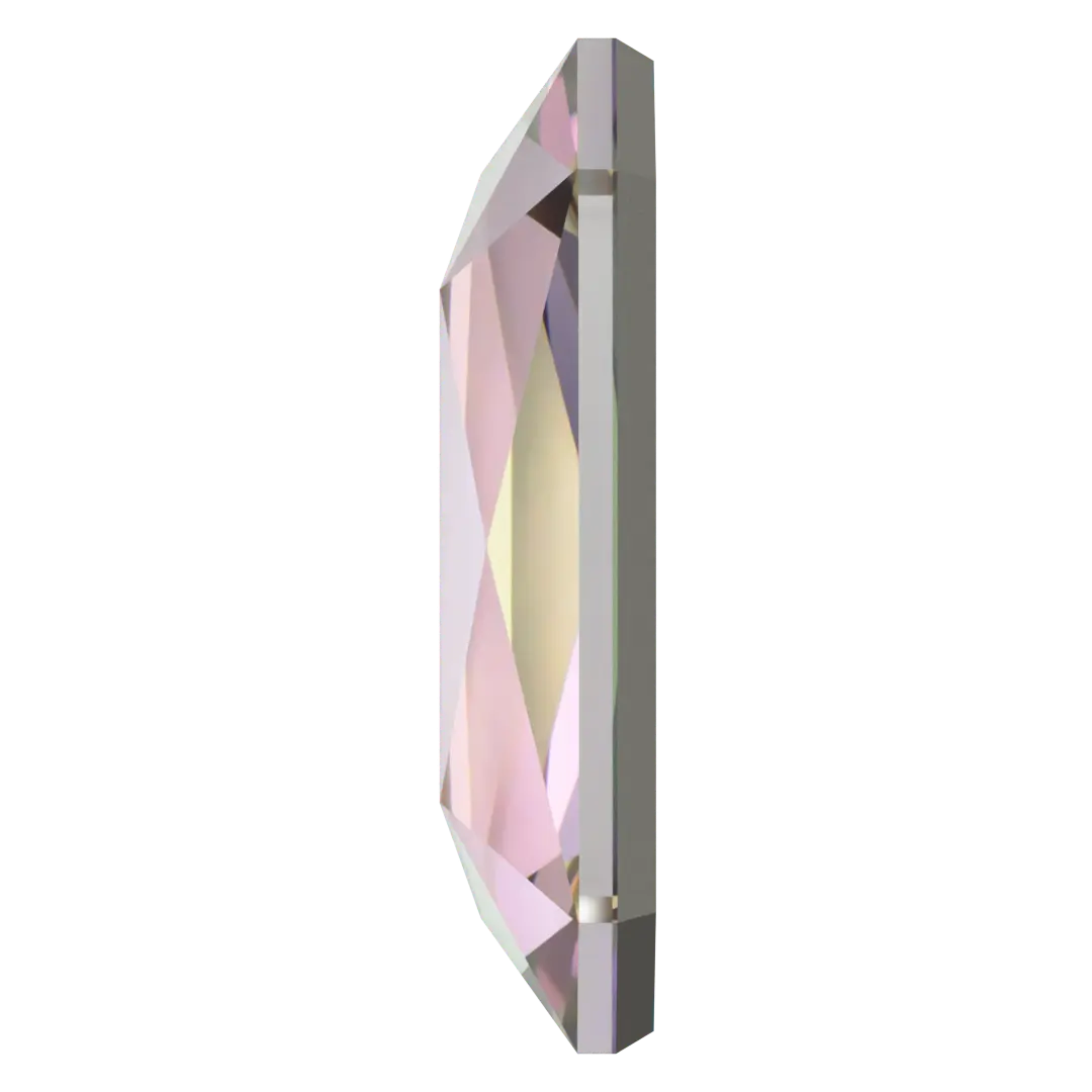 Serinity Flat Back Crystals Non Hotfix Emerald Cut (2602) Crystal Vitrail Light - Bluestreak Crystals