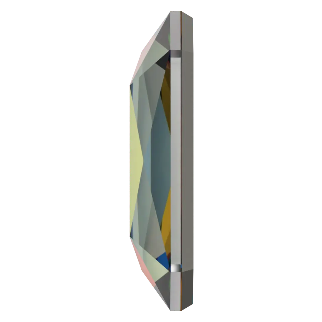 Serinity Flat Back Crystals Non Hotfix Emerald Cut (2602) Crystal Vitrail Medium - Bluestreak Crystals