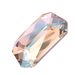 Serinity Flat Back Crystals Non Hotfix Emerald Cut (2602) Vintage Rose Shimmer - Bluestreak Crystals