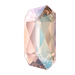 Serinity Flat Back Crystals Non Hotfix Emerald Cut (2602) Vintage Rose Shimmer - Bluestreak Crystals