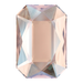 Serinity Flat Back Crystals Non Hotfix Emerald Cut (2602) Vintage Rose Shimmer - Bluestreak Crystals