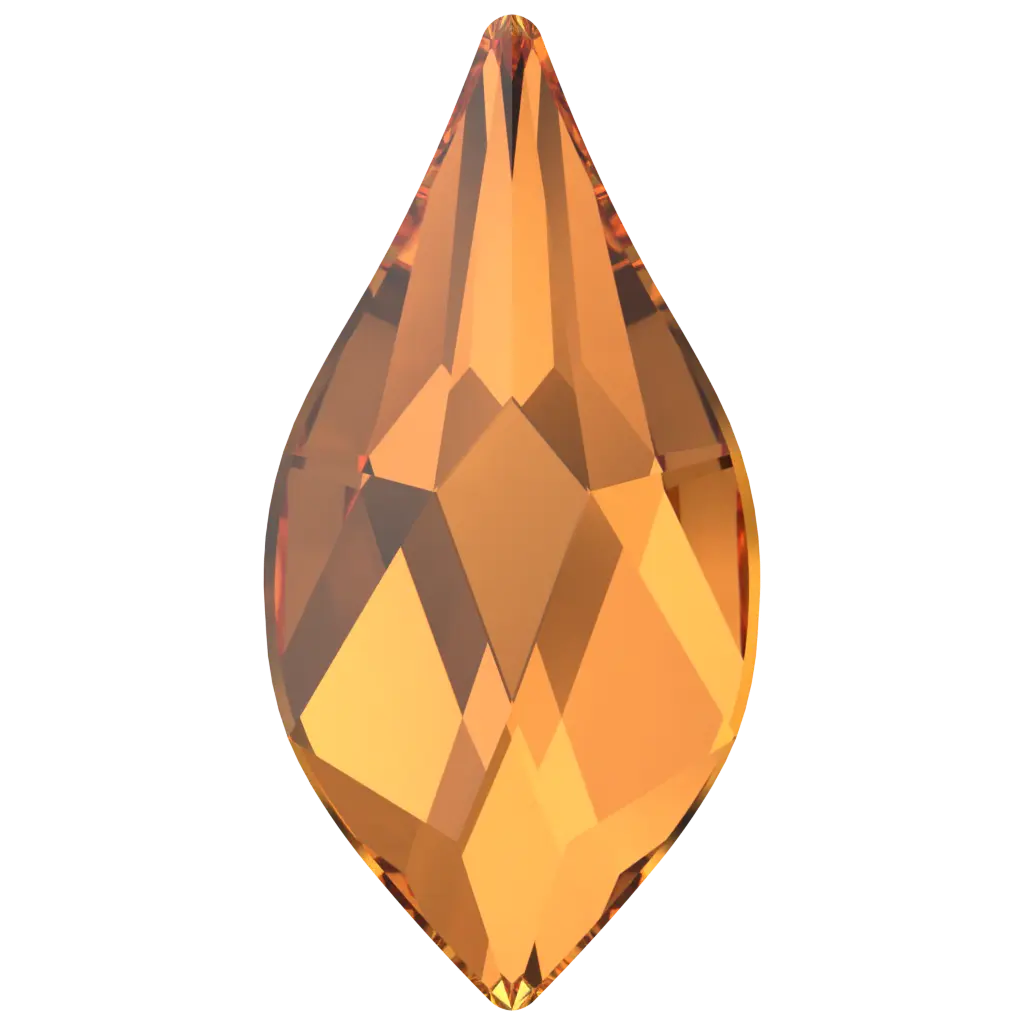 Serinity Flat Back Crystals Non Hotfix Flame (2205) Dark Orange - Bluestreak Crystals