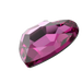 Serinity Flat Back Crystals Non Hotfix Heart (2808) Dark Rose - Bluestreak Crystals