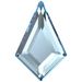 Serinity Flat Back Crystals Non Hotfix Kite (2771) Aquamarine - Bluestreak Crystals