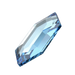 Serinity Flat Back Crystals Non Hotfix Large Hexagon (2776) Aquamarine - Bluestreak Crystals