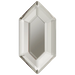 Serinity Flat Back Crystals Non Hotfix Large Hexagon (2776) Crystal Silver Shade - Bluestreak Crystals