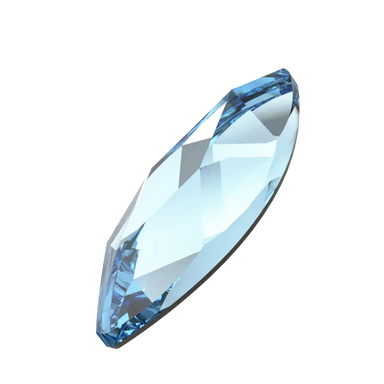 Serinity Flat Back Crystals Non Hotfix Marquise (2201) Aquamarine - Bluestreak Crystals