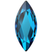 Serinity Flat Back Crystals Non Hotfix Marquise (2201) Crystal Bermuda Blue - Bluestreak Crystals