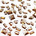Swarovski Flat Back Crystals Non Hotfix Mini Shapes Mix Crystal Golden Shadow - Bluestreak Crystals