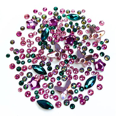 Serinity Flat Back Crystals Non Hotfix Mix Wicked - Bluestreak Crystals