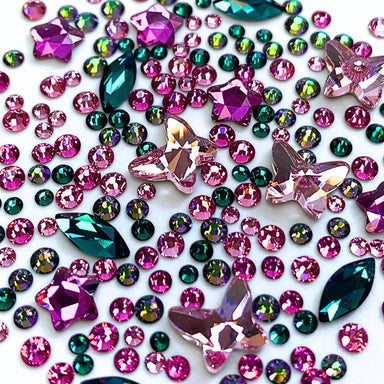 Serinity Flat Back Crystals Non Hotfix Mix Wicked - Bluestreak Crystals