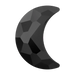 Serinity Flat Back Crystals Non Hotfix Moon (2813) Jet UNFOILED - Bluestreak Crystals