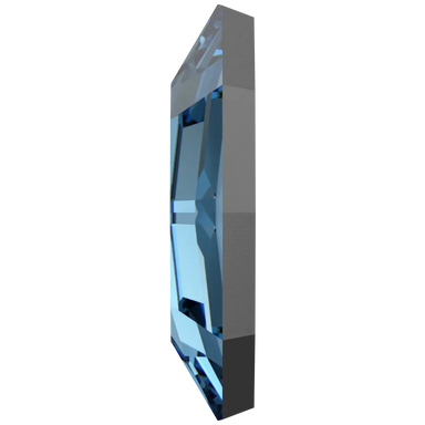Serinity Flat Back Crystals Non Hotfix Navette (2200) Aquamarine - Bluestreak Crystals