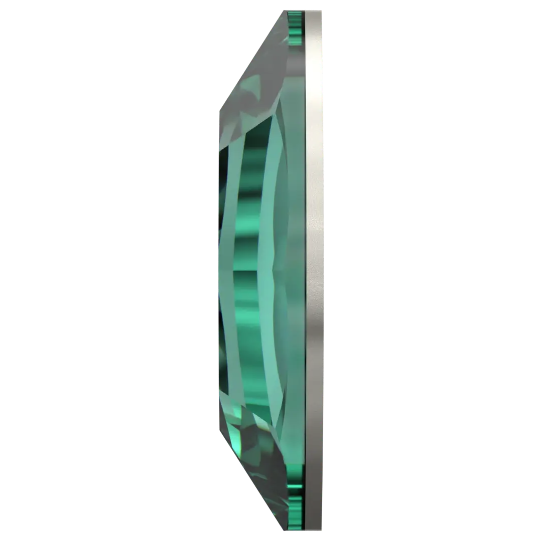 Serinity Flat Back Crystals Non Hotfix Navette (2200) Caribbean Green - Bluestreak Crystals