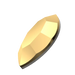 Serinity Flat Back Crystals Non Hotfix Navette (2200) Crystal Aurum - Bluestreak Crystals