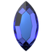 Serinity Flat Back Crystals Non Hotfix Navette (2200) Crystal Heliotrope - Bluestreak Crystals