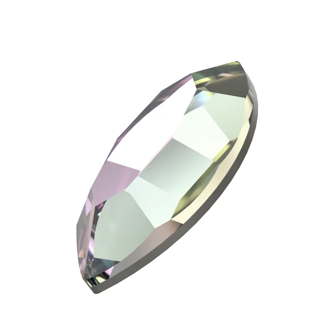 Serinity Flat Back Crystals Non Hotfix Navette (2200) Crystal Vitrail Light - Bluestreak Crystals