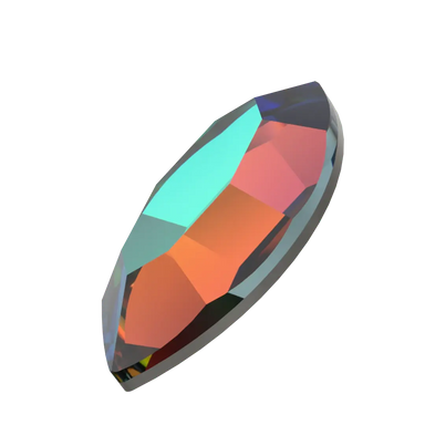 Serinity Flat Back Crystals Non Hotfix Navette (2200) Crystal Vitrail Medium - Bluestreak Crystals