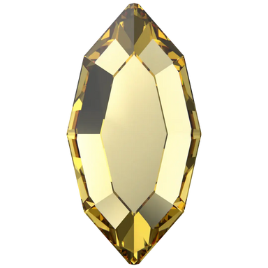 Serinity Flat Back Crystals Non Hotfix Navette (2200) Dark Jonquil - Bluestreak Crystals