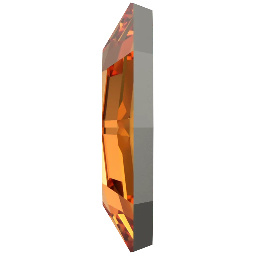 Serinity Flat Back Crystals Non Hotfix Navette (2200) Dark Orange - Bluestreak Crystals