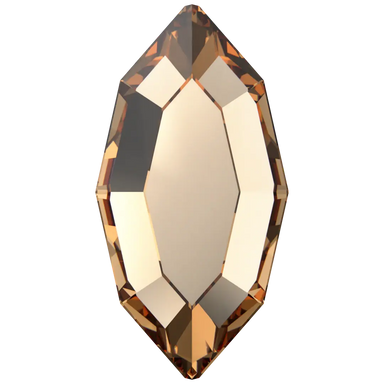 Serinity Flat Back Crystals Non Hotfix Navette (2200) Light Colorado Topaz - Bluestreak Crystals