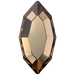 Serinity Flat Back Crystals Non Hotfix Navette (2200) Light Smoked Topaz - Bluestreak Crystals