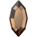 Serinity Flat Back Crystals Non Hotfix Navette (2200) Smoked Topaz - Bluestreak Crystals