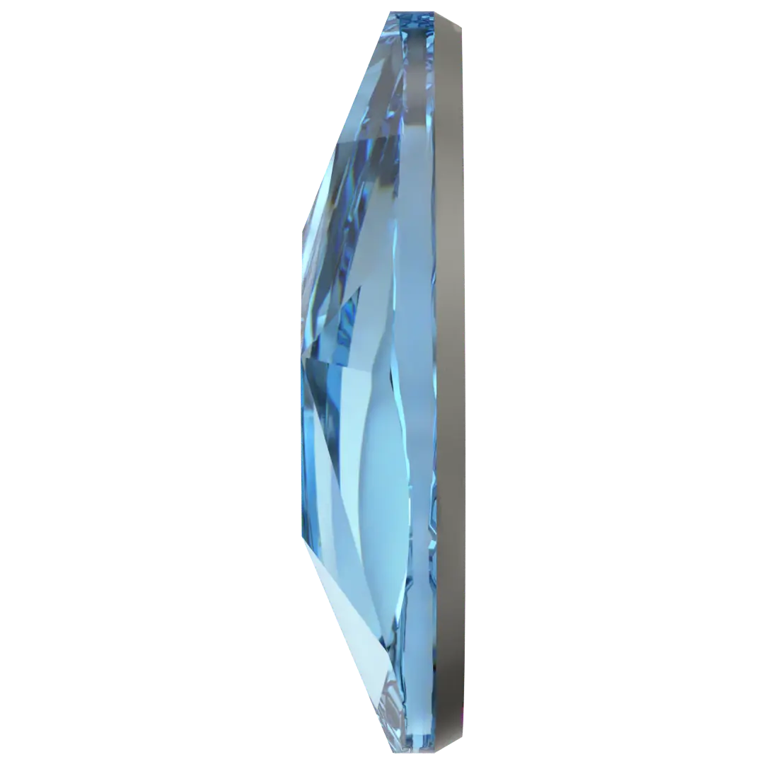 Serinity Flat Back Crystals Non Hotfix Pear (2303) Aquamarine - Bluestreak Crystals