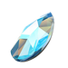 Serinity Flat Back Crystals Non Hotfix Pear (2303) Aquamarine Shimmer - Bluestreak Crystals