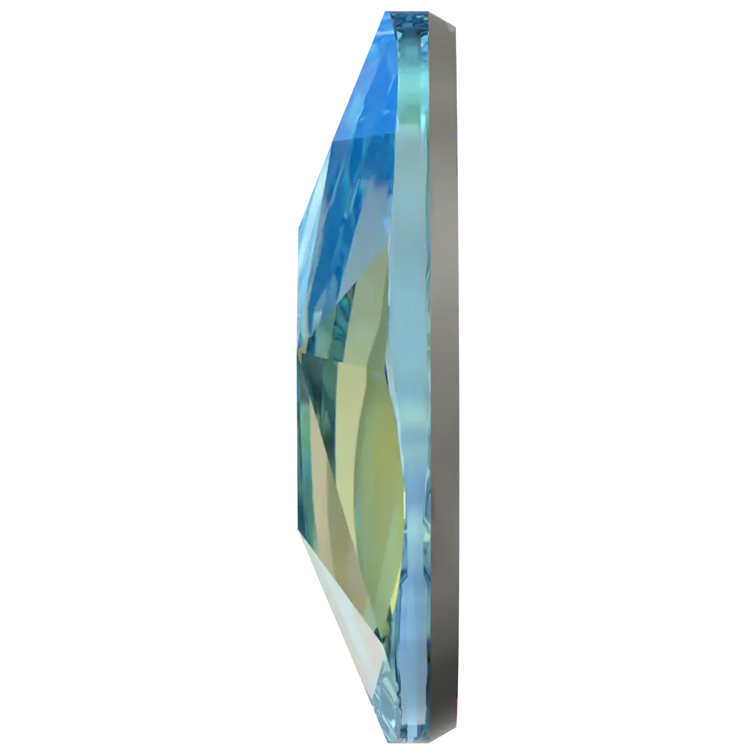 Serinity Flat Back Crystals Non Hotfix Pear (2303) Aquamarine Shimmer - Bluestreak Crystals