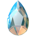 Serinity Flat Back Crystals Non Hotfix Pear (2303) Aquamarine Shimmer - Bluestreak Crystals