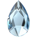 Serinity Flat Back Crystals Non Hotfix Pear (2303) Aquamarine - Bluestreak Crystals