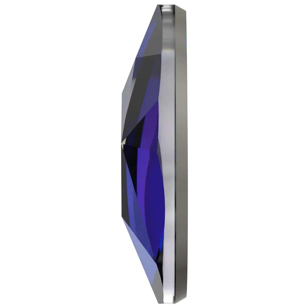 Serinity Flat Back Crystals Non Hotfix Pear (2303) Crystal Bermuda Blue - Bluestreak Crystals