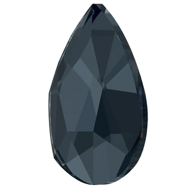 Serinity Flat Back Crystals Non Hotfix Pear (2303) Graphite - Bluestreak Crystals