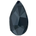 Serinity Flat Back Crystals Non Hotfix Pear (2303) Graphite - Bluestreak Crystals