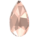 Serinity Flat Back Crystals Non Hotfix Pear (2303) Vintage Rose - Bluestreak Crystals